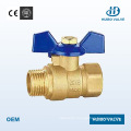 China Butterfly Handle 1/2′′-2′′inch Manifold Brass Ball Valve